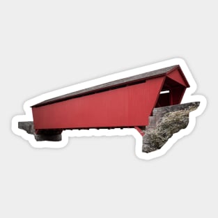 Covered Bridge Called Jericho Muted Sticker